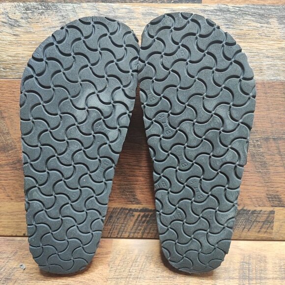 Birkenstock Women's Madrid Black Patent Leather Slide Sandals Size 38EU / 7 US - Picture 8 of 8